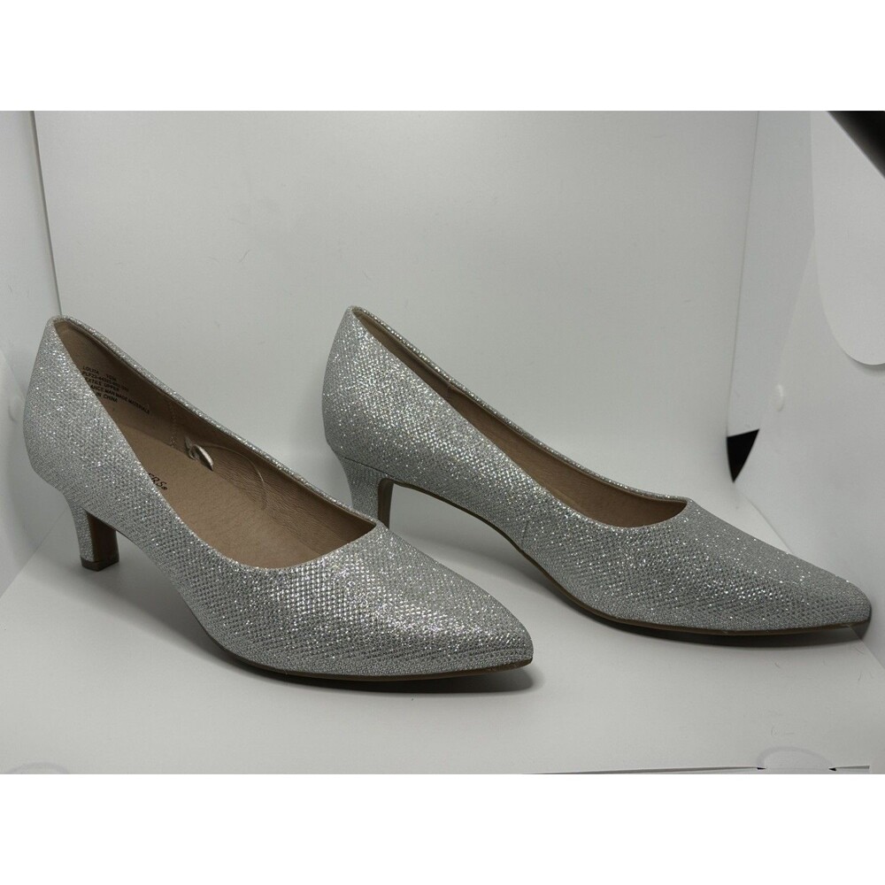 Kim Rogers Lolita Women’s 10W Silver Ultra Comfort Casual Dress Shoes
